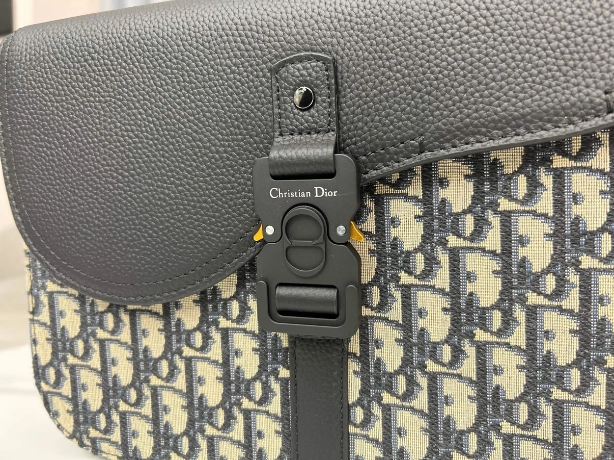 디올 오블리크 새들 A4 파우치