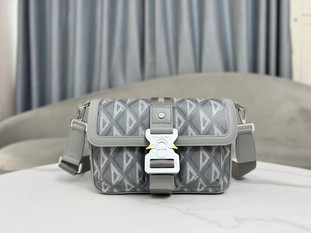 디올 다이아몬드 힛 더 로드 메신저 백 그레이