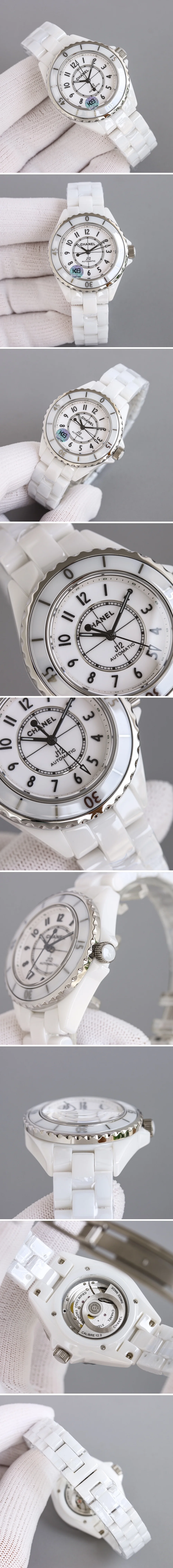 샤넬 J12세라믹 화이트 33mm