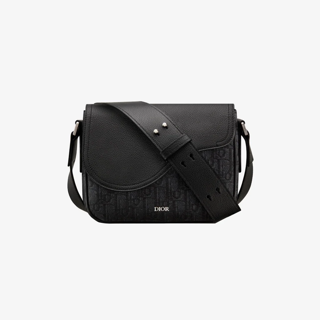 디올 새들 미니 메신저 백 블랙