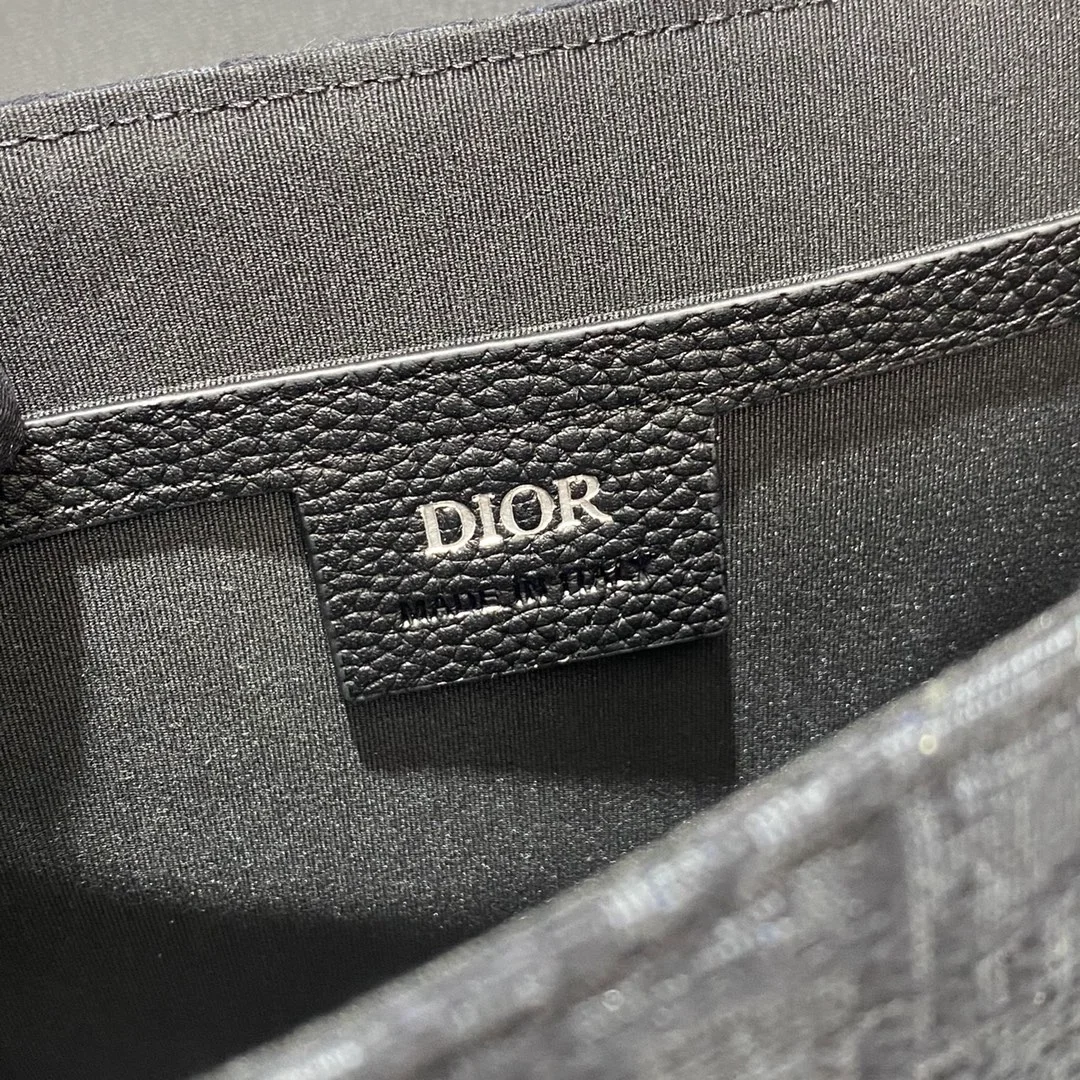 디올 새들 미니 메신저 백 블랙