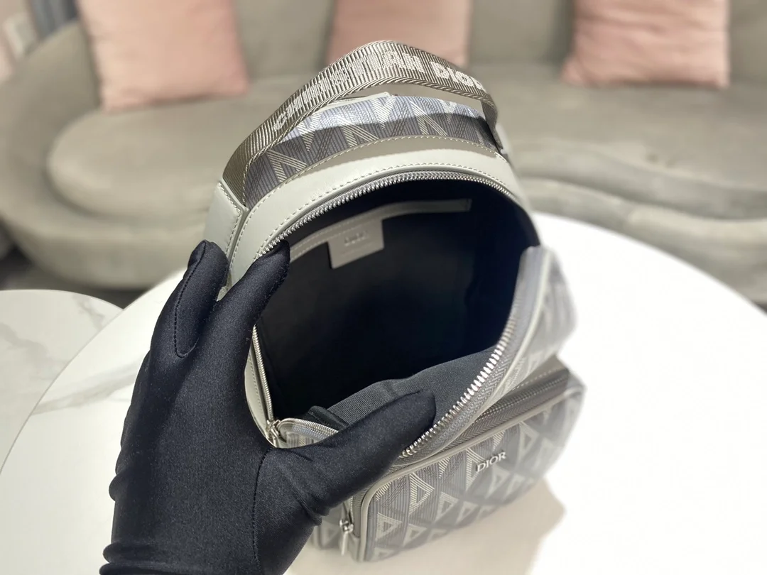 디올 라이더 미니 슬링 백 그레이