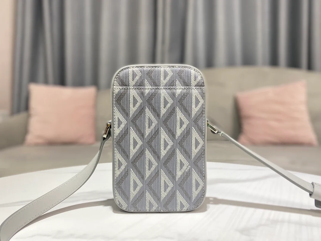 디올 힛 더 로드 버티컬 파우치 그레이