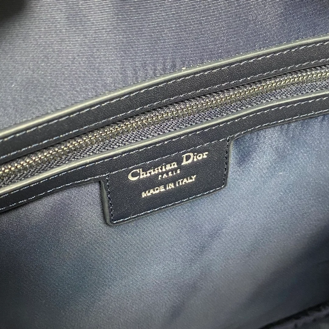 디올 오블리크 프린트 캔버스 백