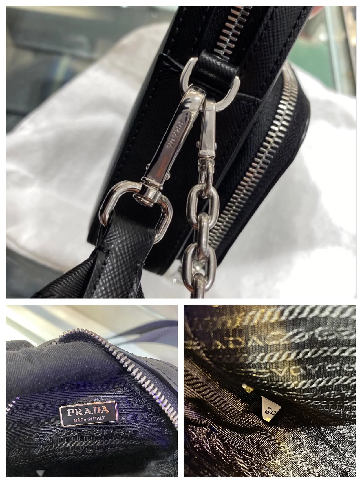 프라다 1BH183 사피아노 크로스백