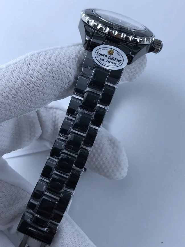 샤넬 블랙 세라믹 다이아 인덱스 33mm