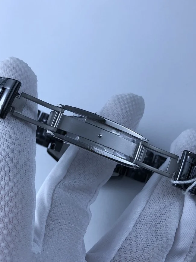 샤넬 블랙 세라믹 다이아 인덱스 33mm