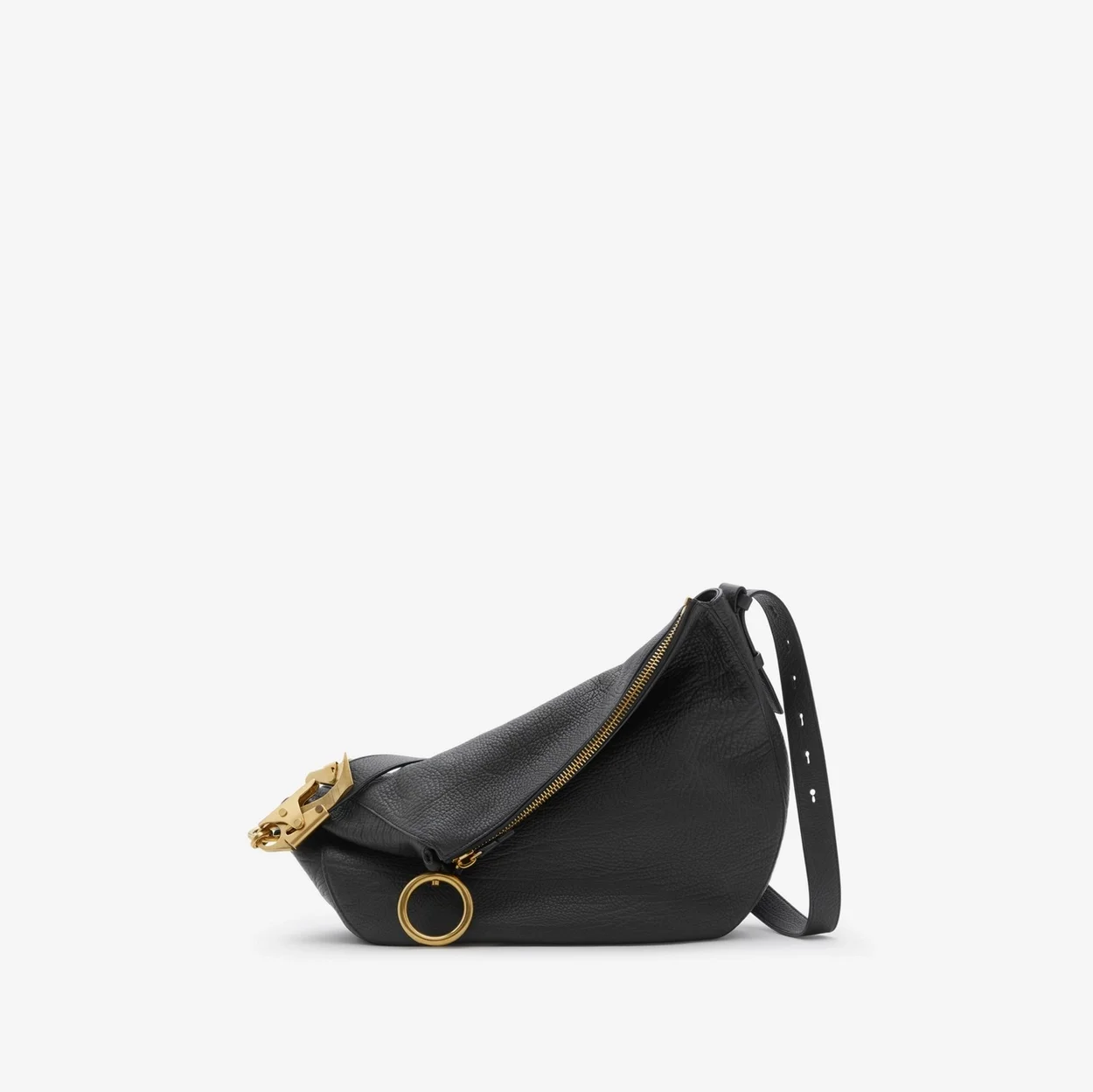 버버리 미디엄 나이트백 골드블랙