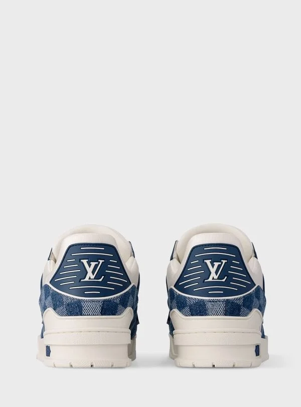 루이비통 트레이너 스니커즈 다미에 블루