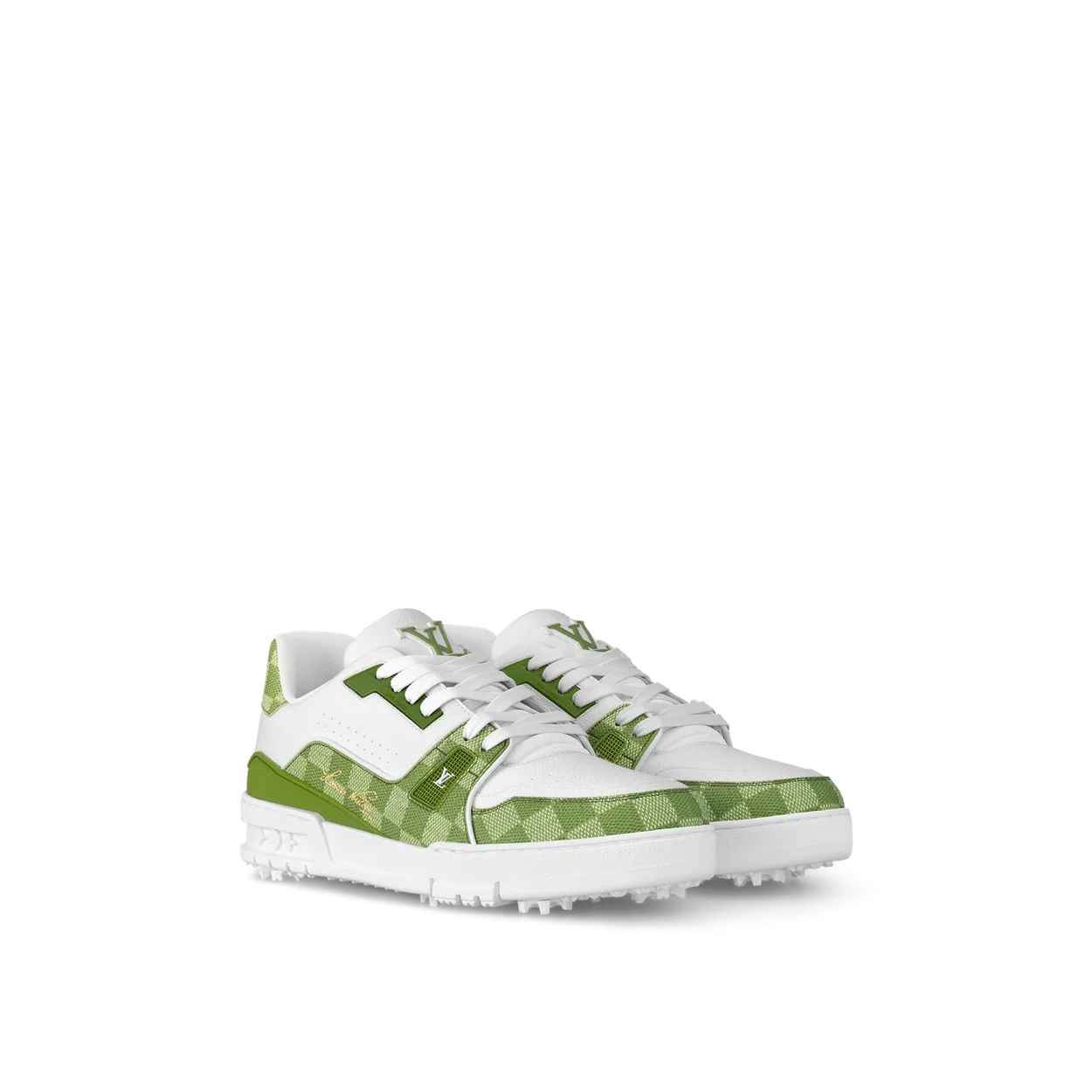루이비통 트레이너 스니커즈 다미에 그린