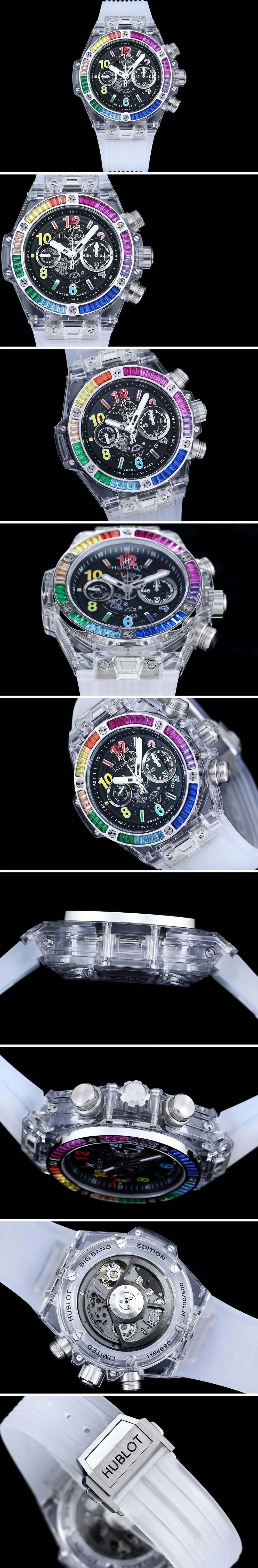 위블로 빅뱅 유니코 1242 Unico 크리스탈  45.5mm