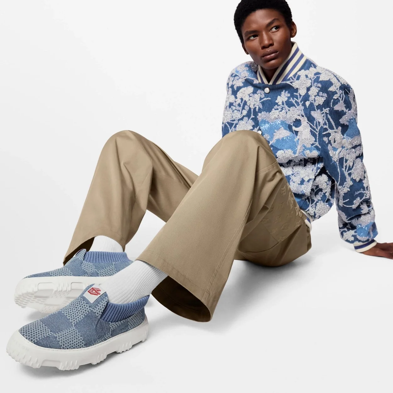 루이비통 스페이스 랜더 슬립온 블루