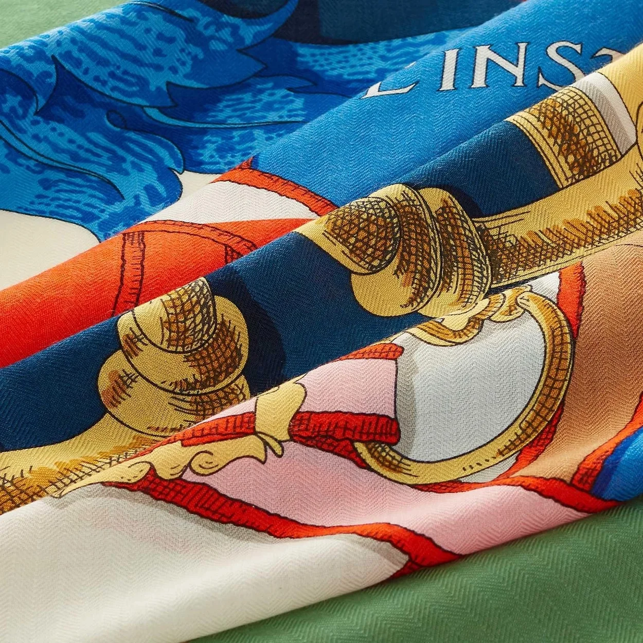 에르메스 베르 무쓰 숄 스카프