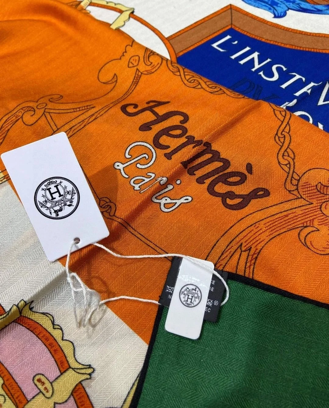 에르메스 베르 무쓰 숄 스카프