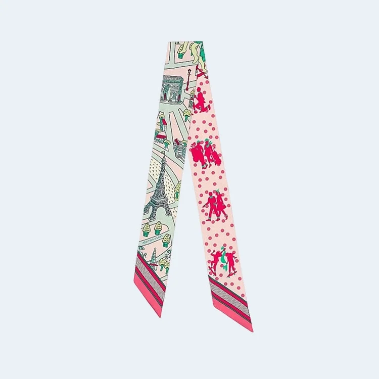 에르메스 Les Nouveaux Amoureux de Paris 트윌리 핑크