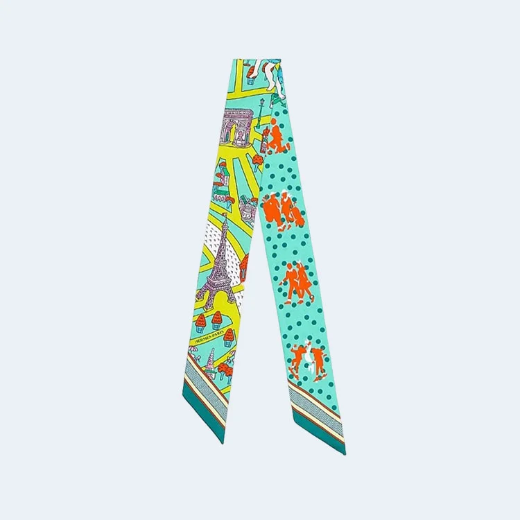 에르메스 Les Nouveaux Amoureux de Paris 트윌리 그린