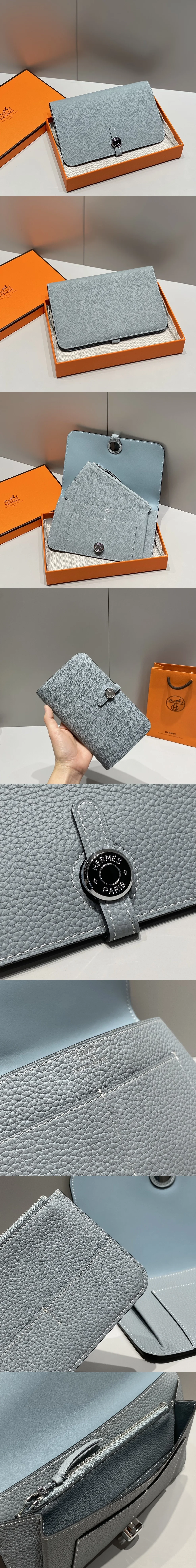 에르메스 도곤 듀오 장지갑