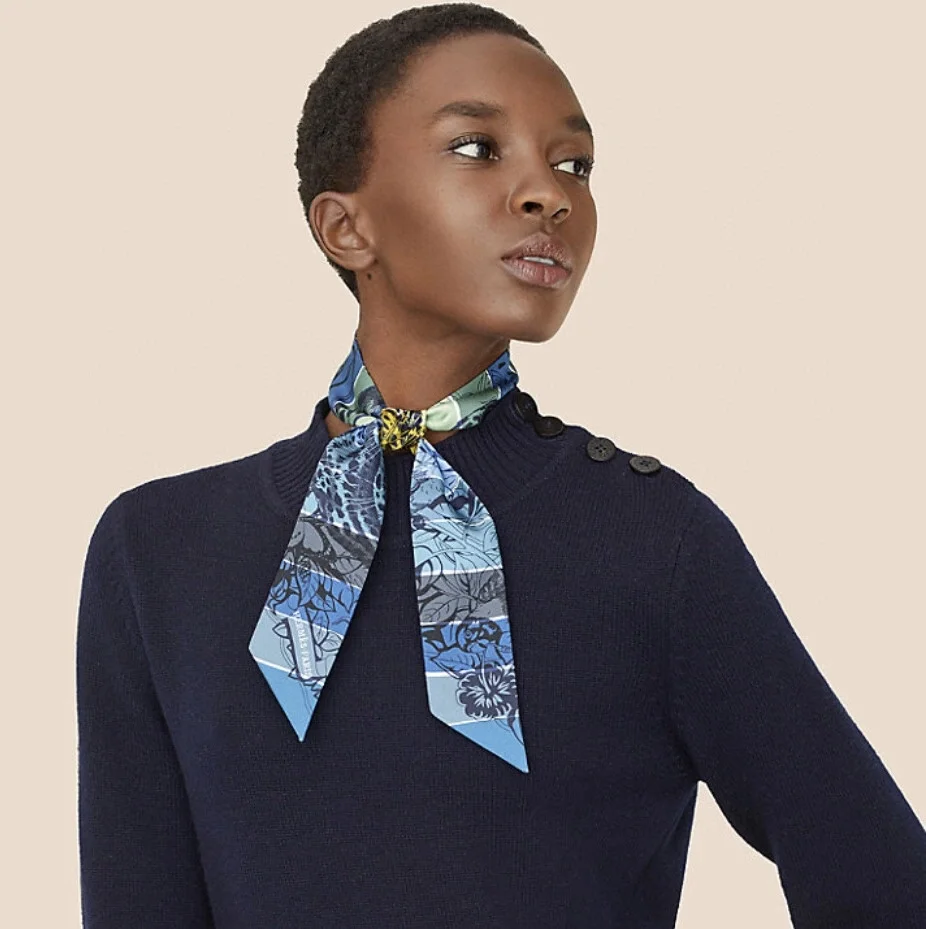 에르메스 Jungle Love Love 트윌리 블루