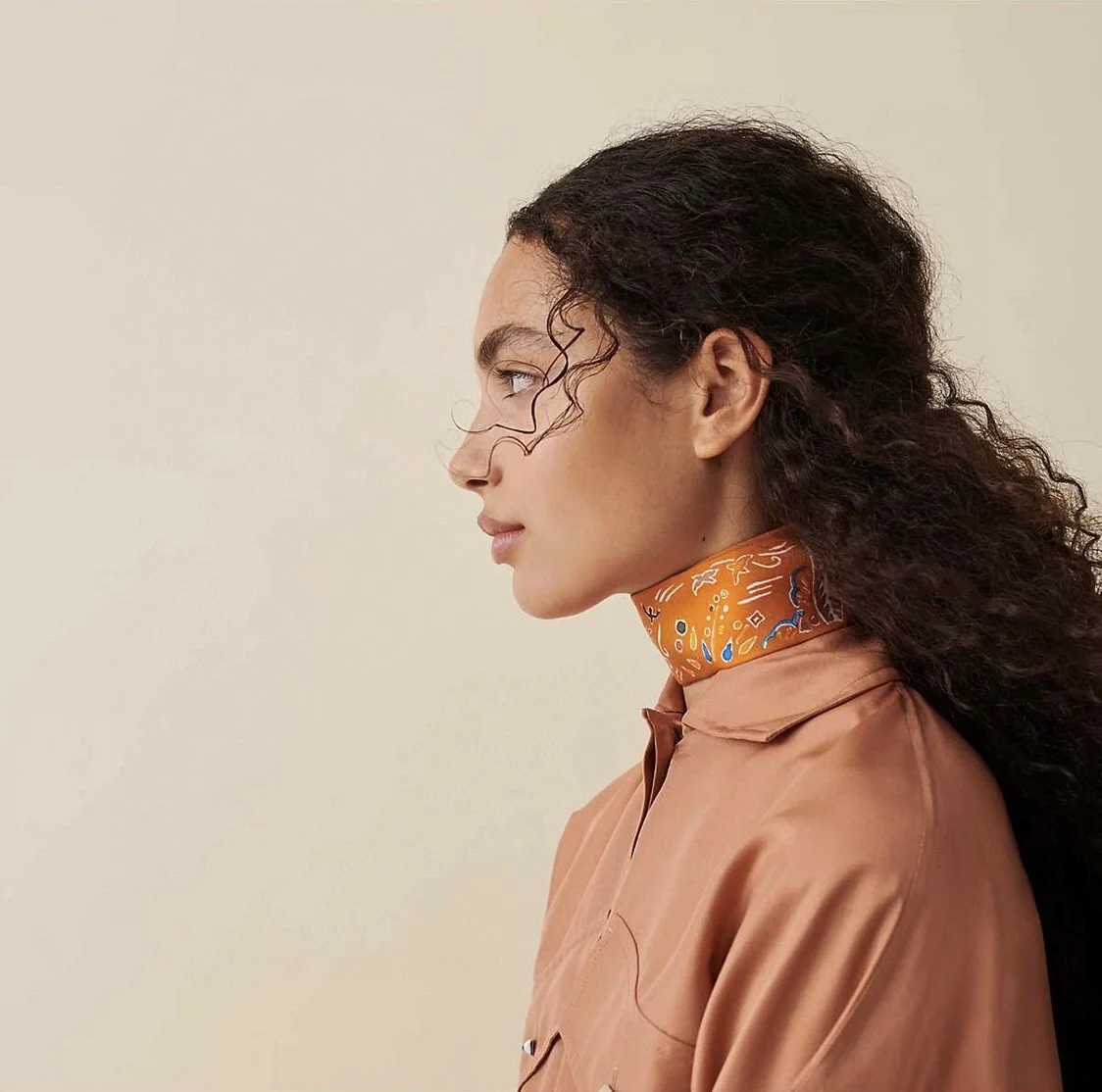 에르메스 Isola Di Primavera 트윌리 펌킨