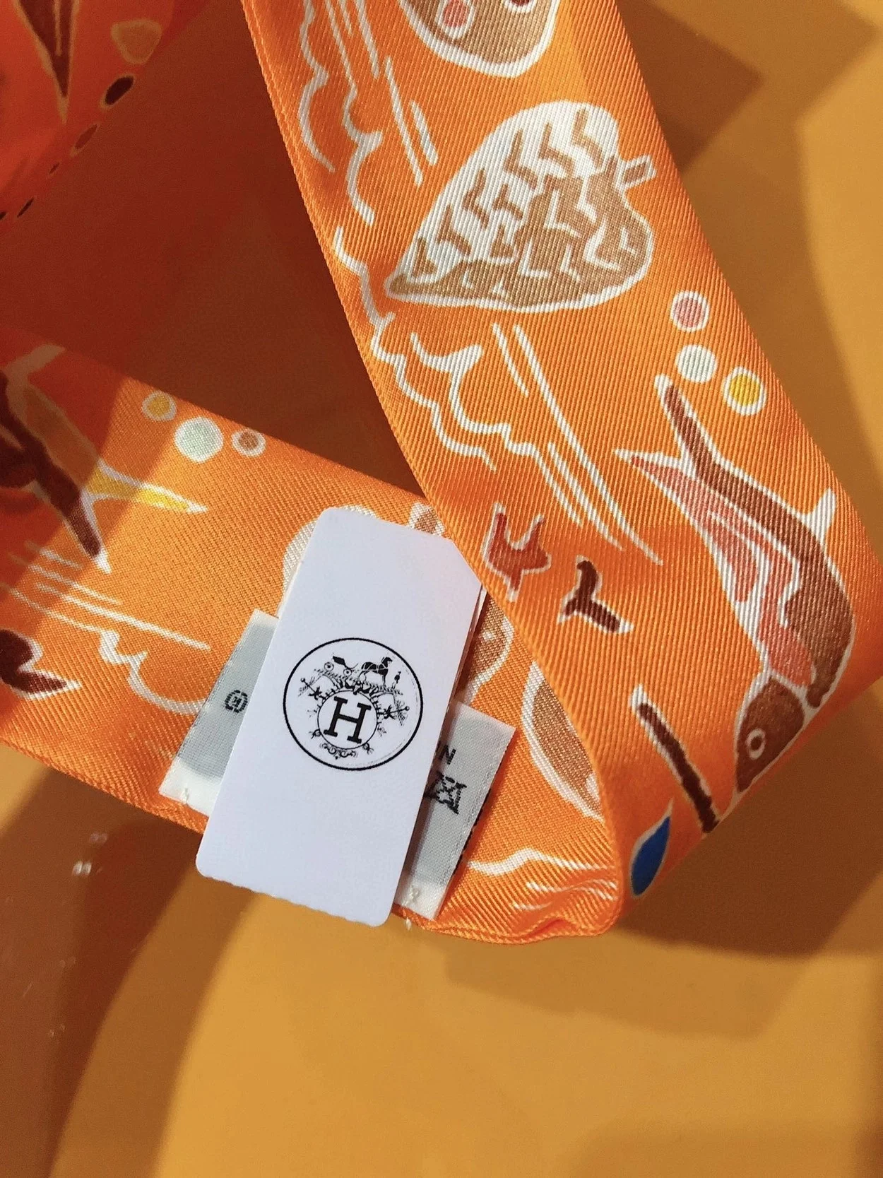 에르메스 Isola Di Primavera 트윌리 펌킨