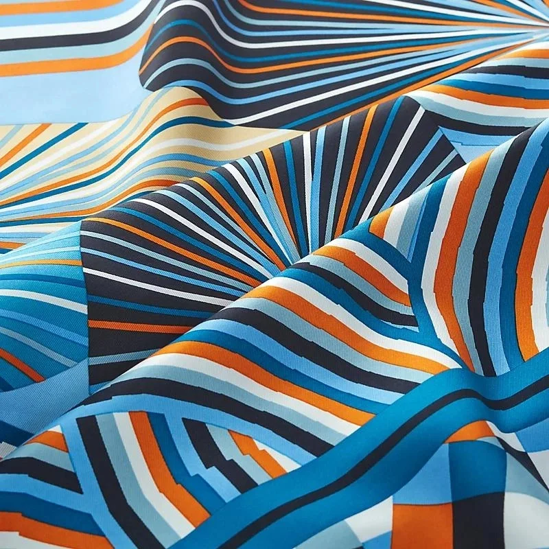 에르메스 Flores Del Este 140 블루 끌레어 스카프