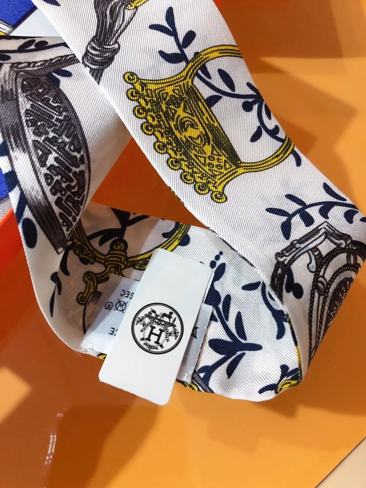 에르메스 Etriers Remix 트윌리 블루