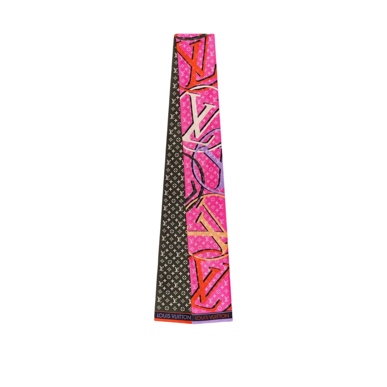 루이비통 플래닛 로고 방도 스카프 M77320