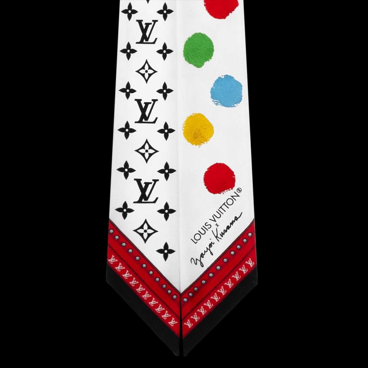 루이비통 페인티드 도트 모노그램 BB 방도 스카프 M78284