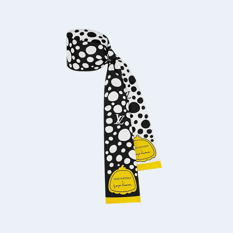 루이비통 블랙 앤 화이트 방도 스카프 M78291