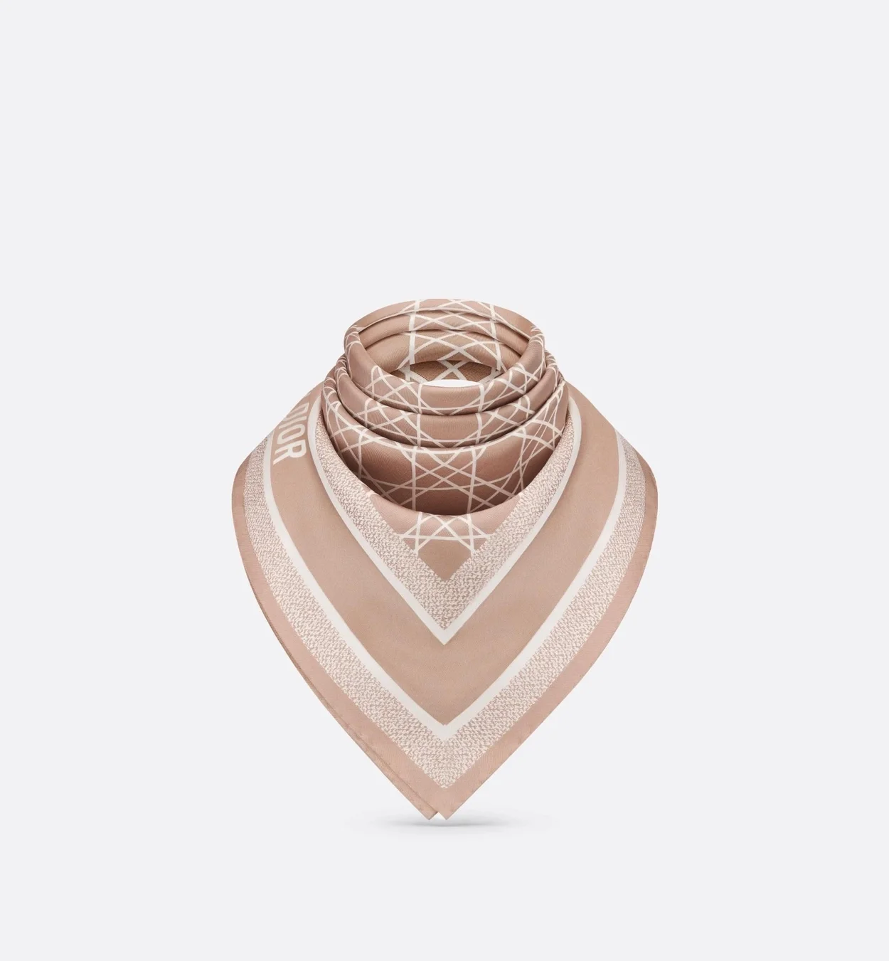 디올 까나쥬 90 스퀘어 아이보리 스카프