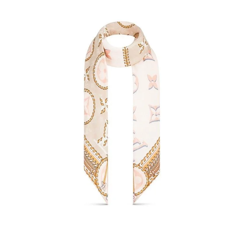 루이비통 브레이디드 모노그램 프린티드 숄