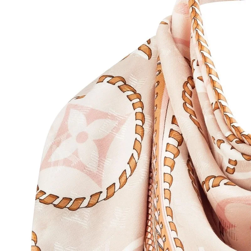 루이비통 브레이디드 모노그램 프린티드 숄