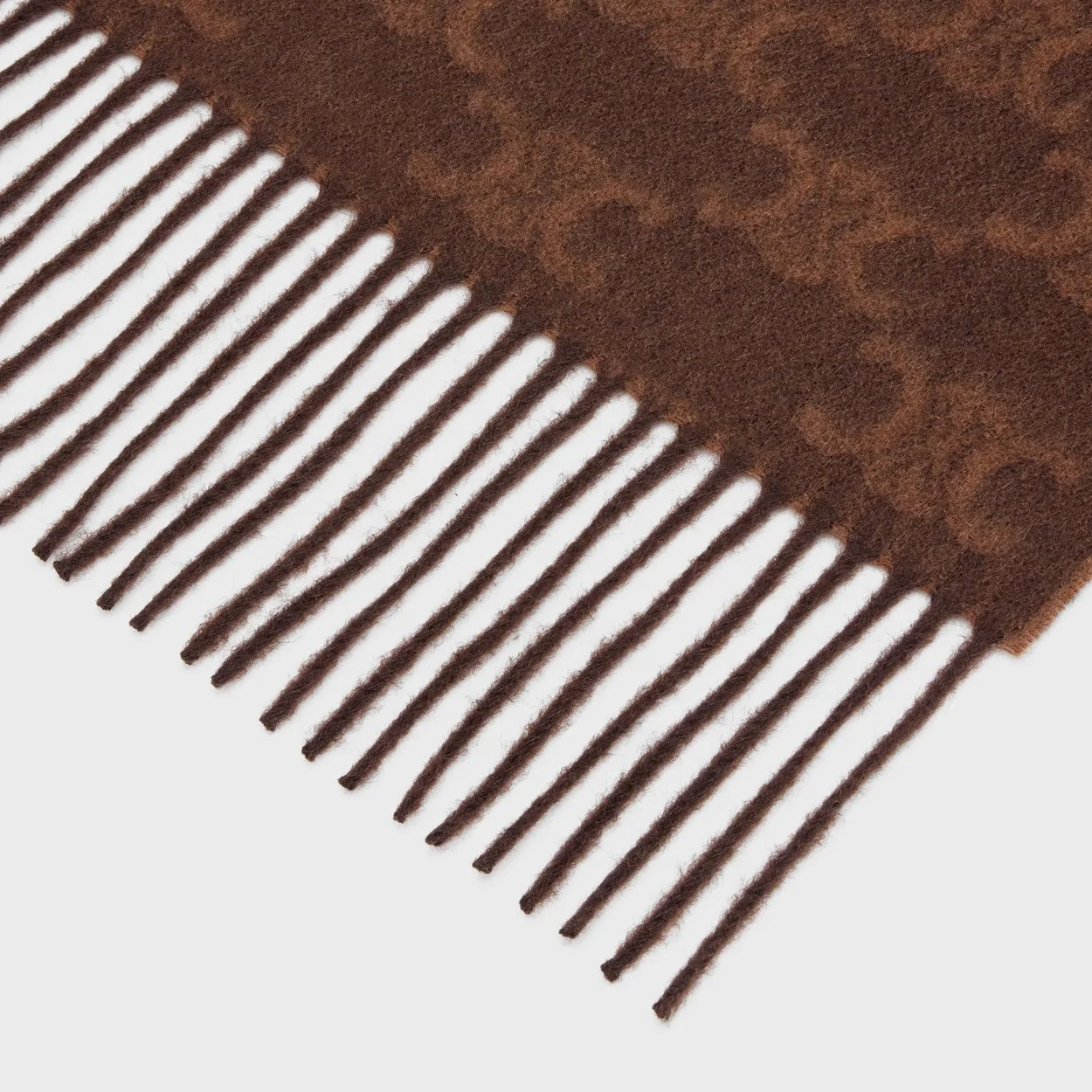 셀린느 모노그램 캐시미어 브라운 토피 스카프