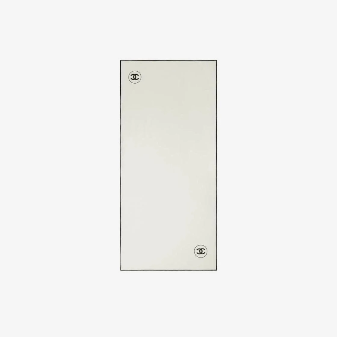 샤넬 CC로고 캐시미어 아이보리 스카프