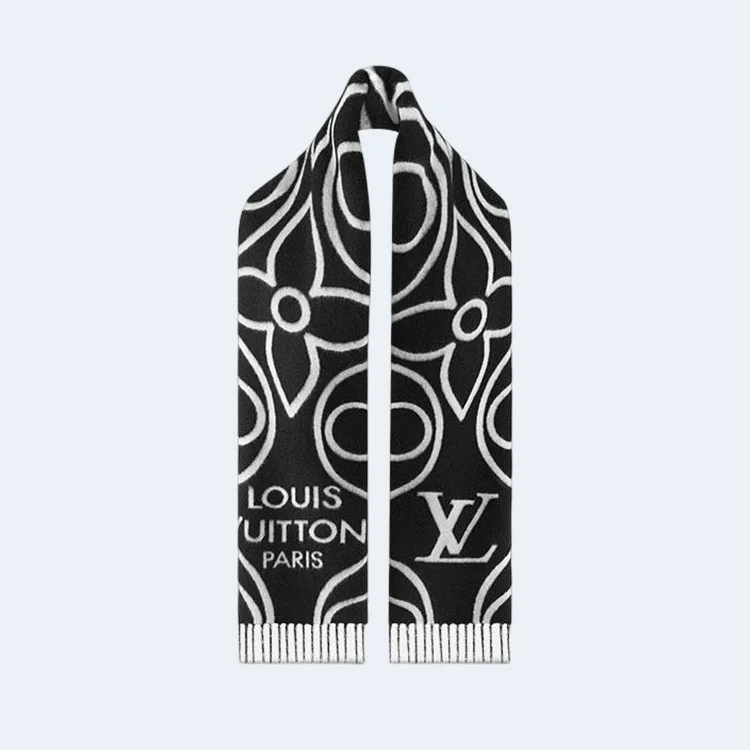 루이비통 인 블룸 블랙 스카프