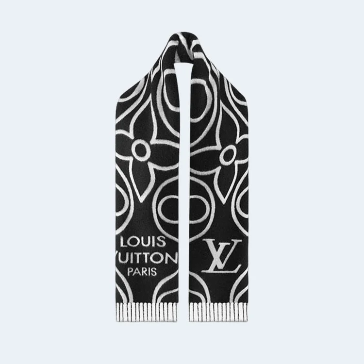 루이비통 인 블룸 블랙 스카프