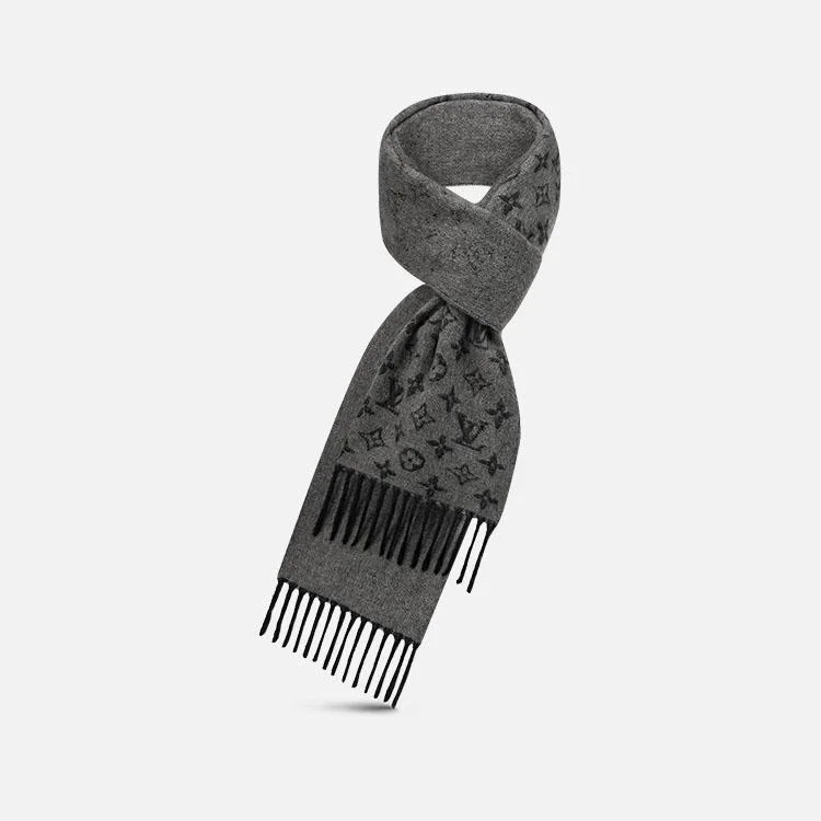 루이비통 모노그램 그라디언트 그레이 스카프