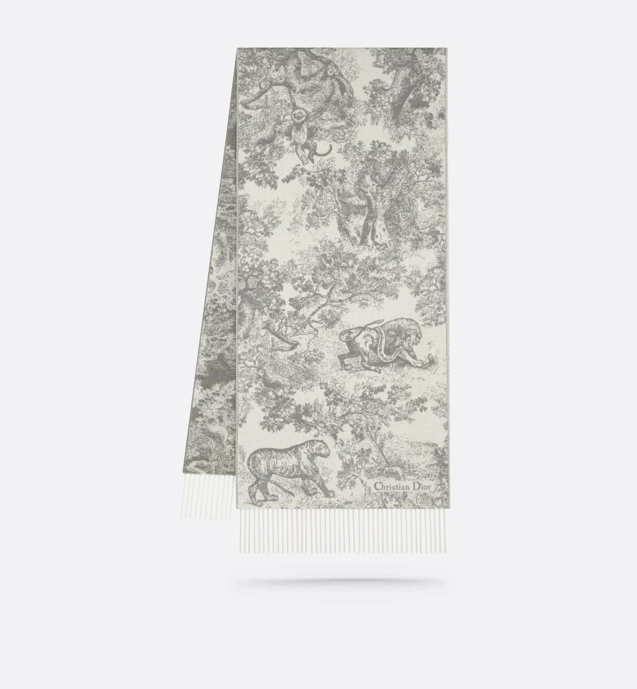 디올 TOILE DE JOUY SAUVAGE 그레이 스카프