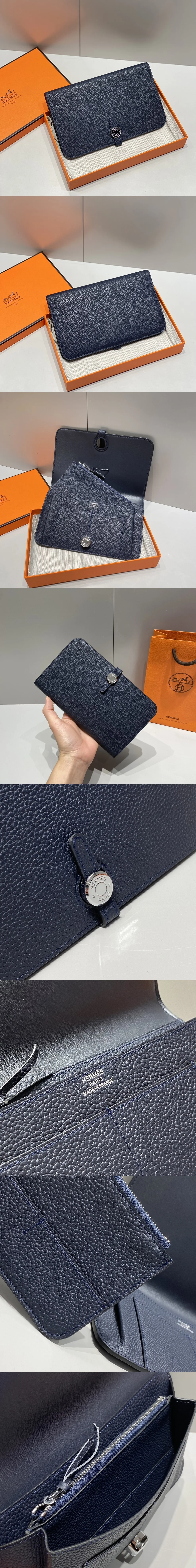 에르메스 도곤 듀오 장지갑