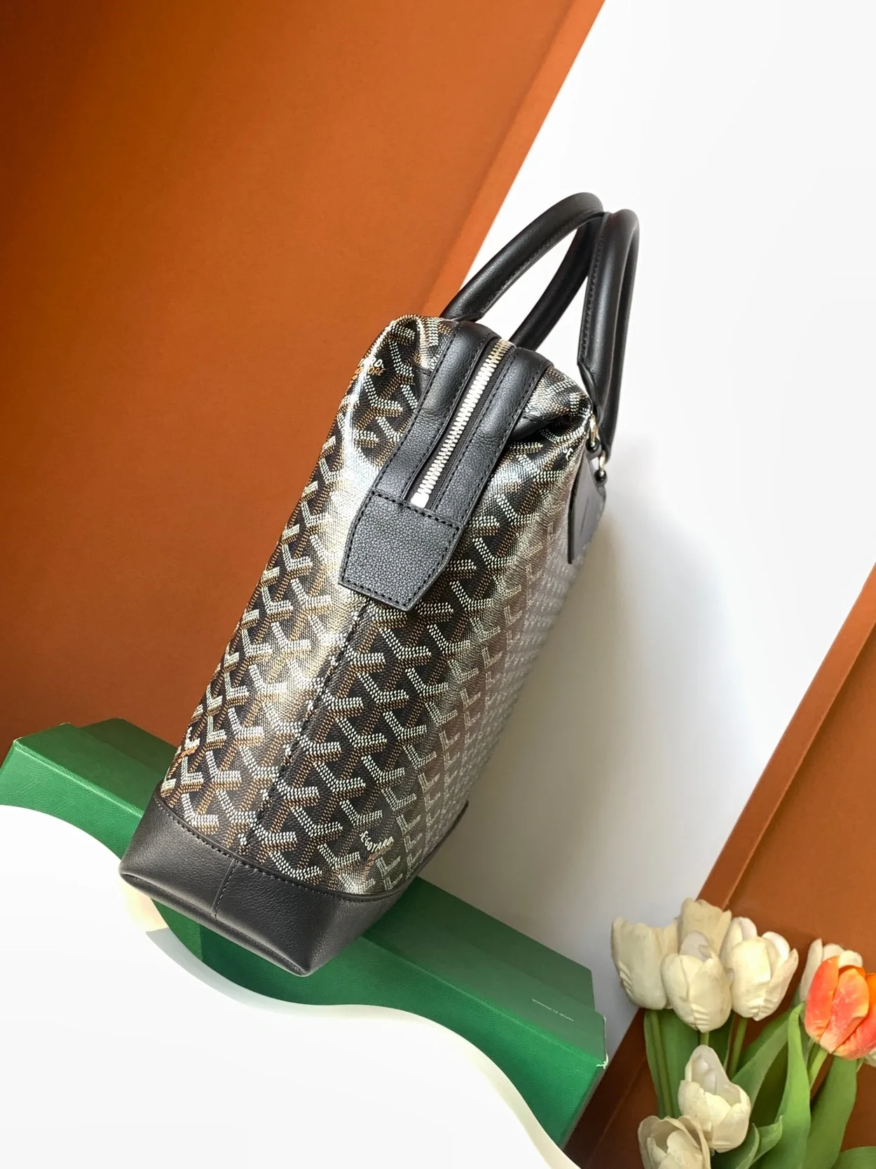 고야드 시스알팡 브리프케이스 블랙