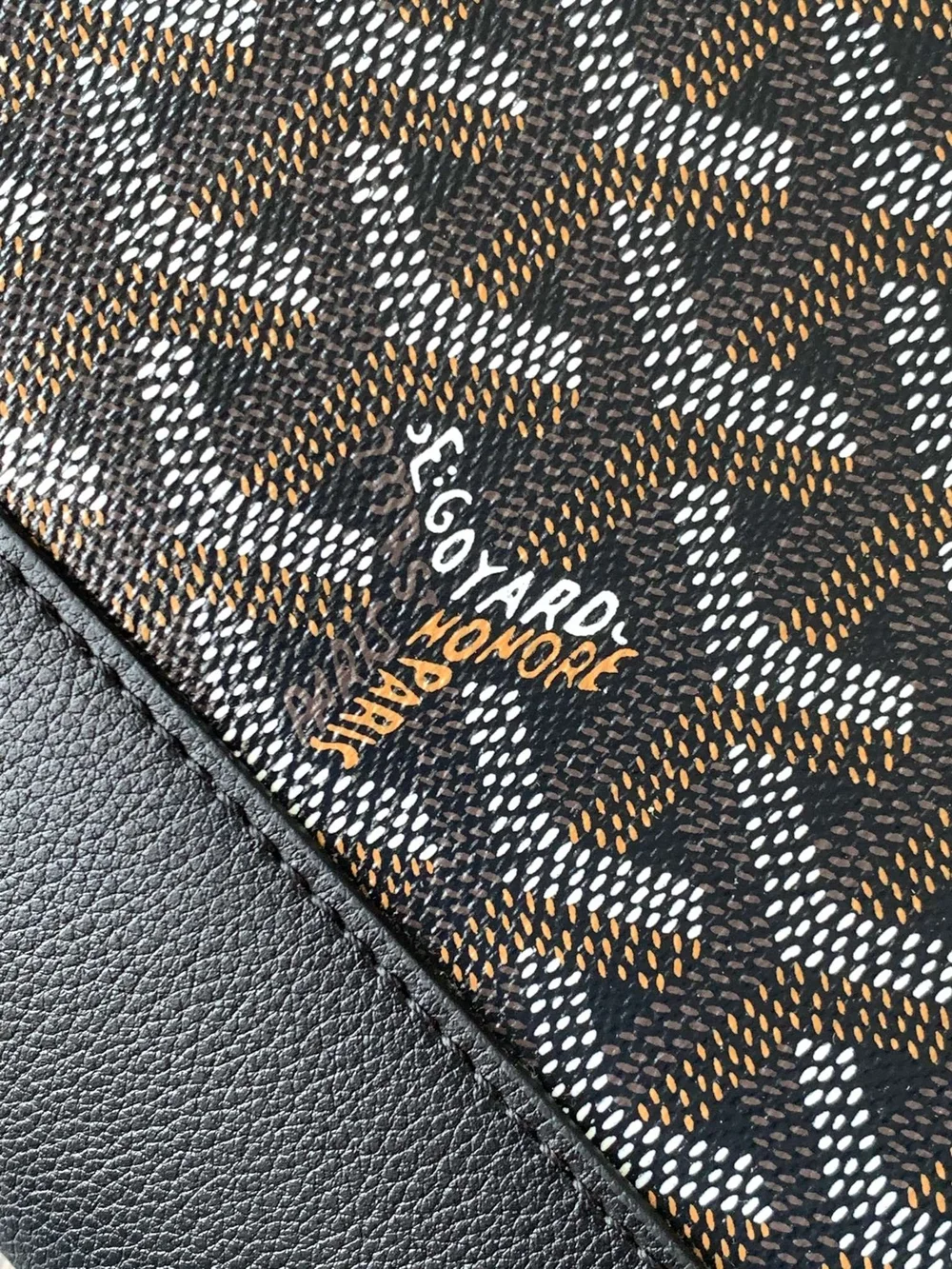 고야드 시스알팡 브리프케이스 블랙