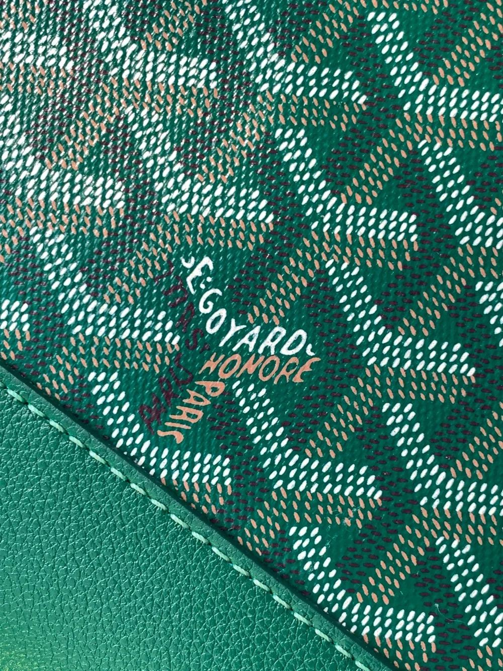 고야드 시스알팡 브리프케이스 그린