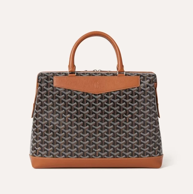 고야드 시스알팡 브리프케이스 탄