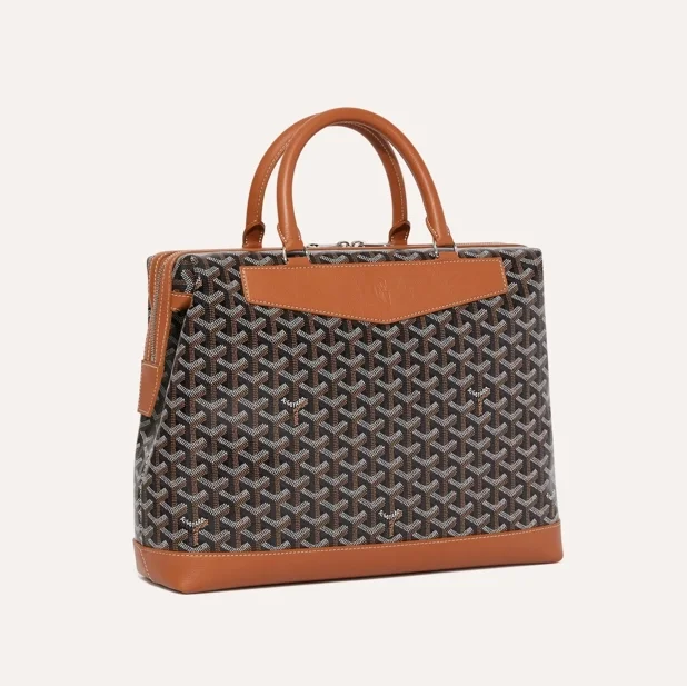 고야드 시스알팡 브리프케이스 탄