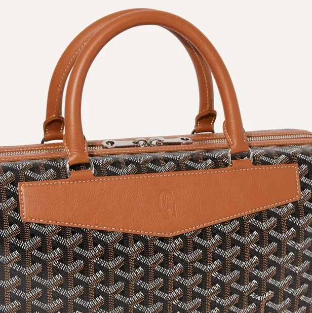 고야드 시스알팡 브리프케이스 탄