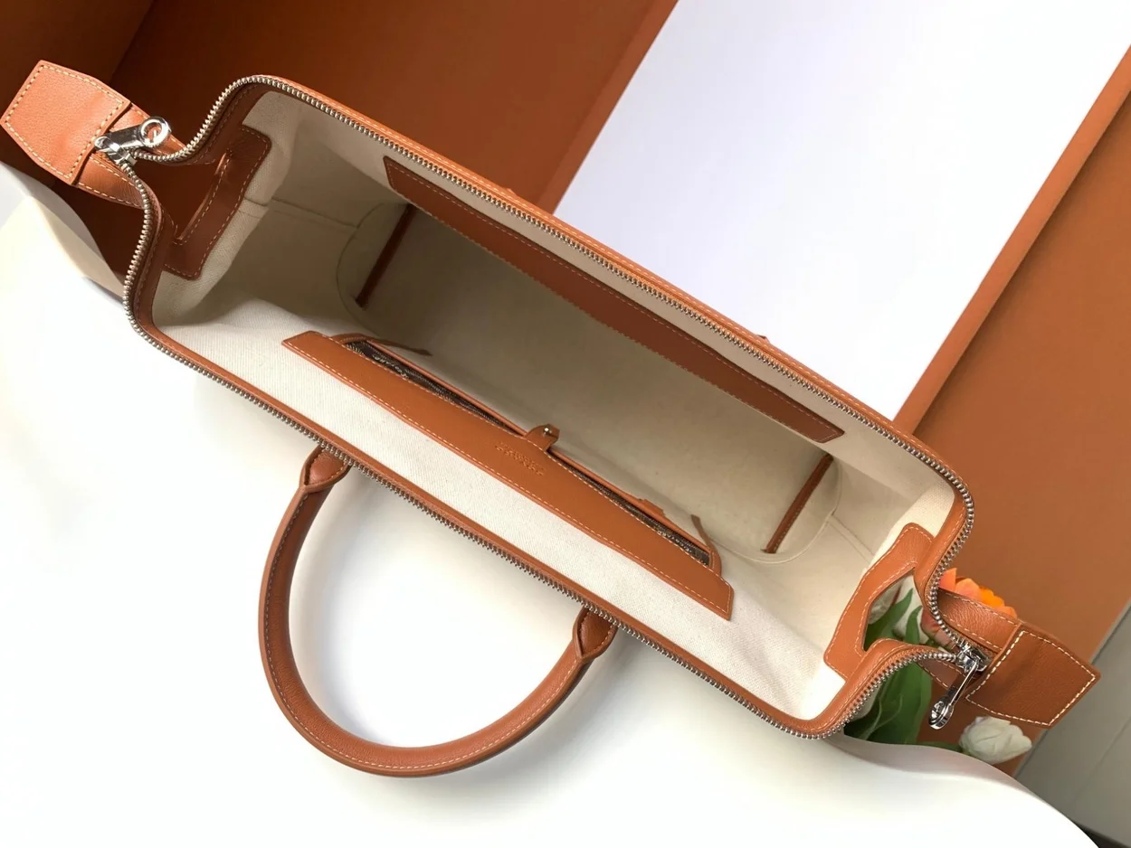 고야드 시스알팡 브리프케이스 탄