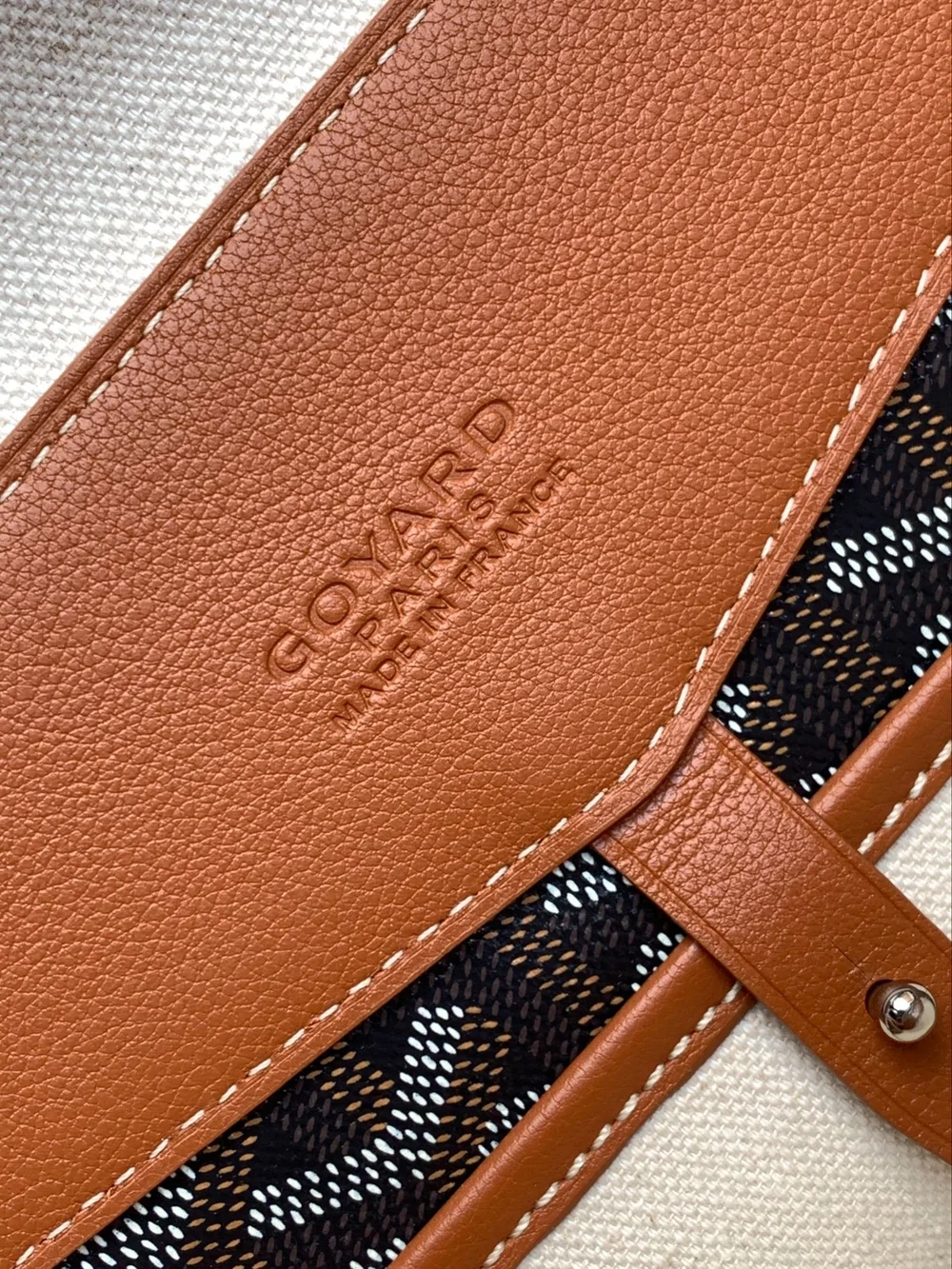 고야드 시스알팡 브리프케이스 탄