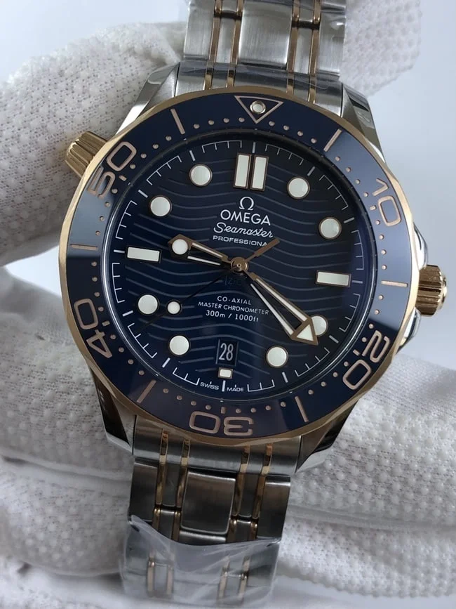 오메가 씨마스터 다이버 300 블루 콤비