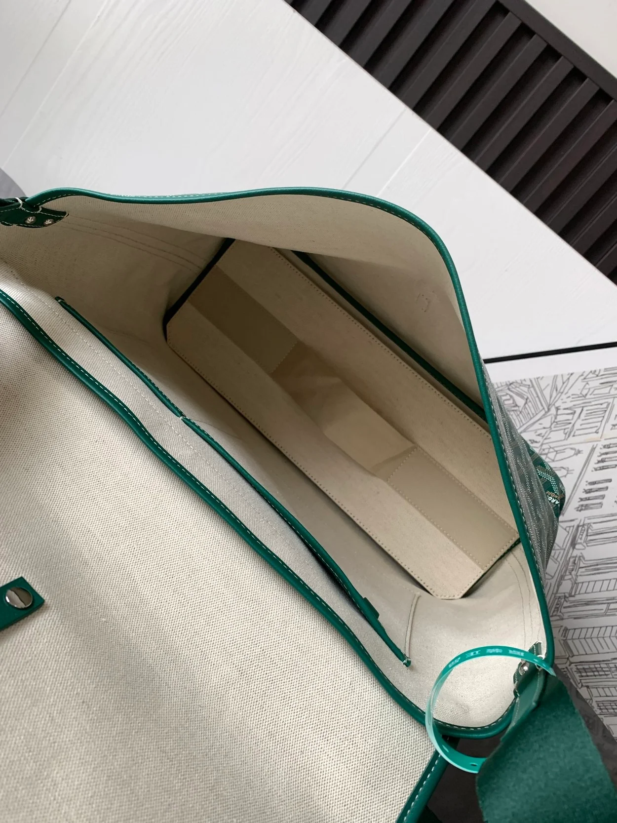 고야드 카페티엔 메신저백 MM 그린