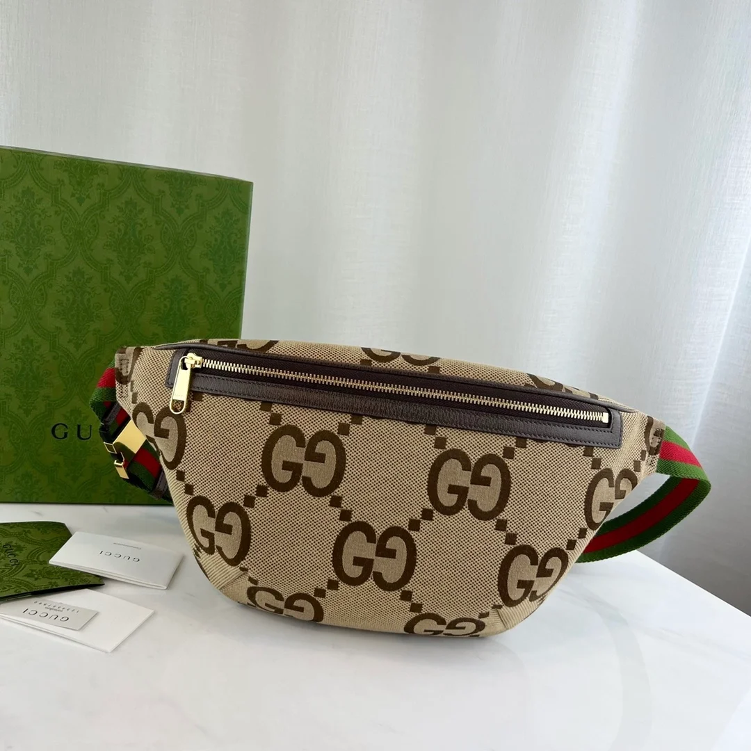 구찌 점보 GG 벨트 크로스백